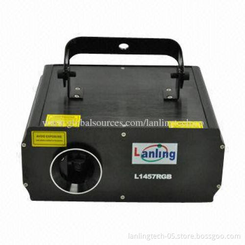 New Arrival 1W Full Color Animation Laser Show Light, 110 to 220 to 250V at 50/60Hz Voltage